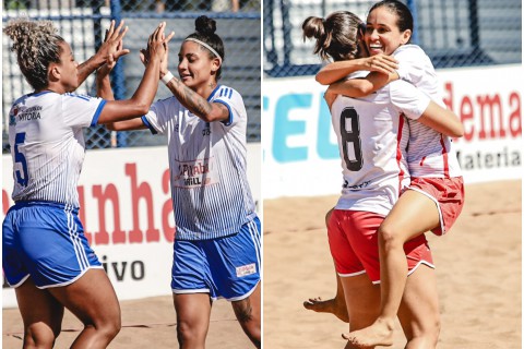 Vitória e Anchieta são os finalistas do Estadual Feminino de beach soccer 2024