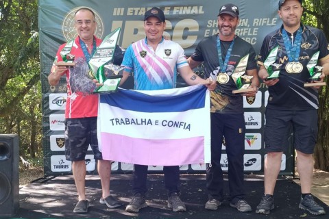 Eduardo Aguiar é bicampeão brasileiro open overall de tiro prático